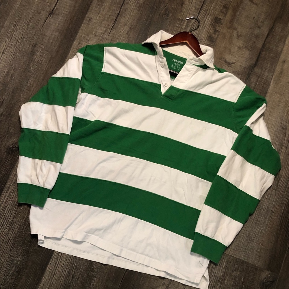 Vintage Striped Rugby Tee